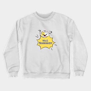 Cat: Hot Summer Crewneck Sweatshirt